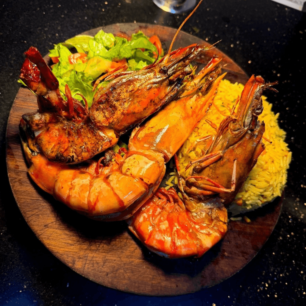 Grilled Jumbo Prawns